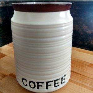 The Old Pottery Company Coffee Jar